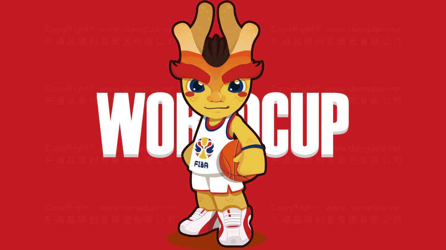 视觉传达案例2019中国男篮世界杯吉祥物设计
